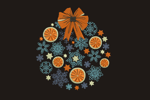 A Designer's Take on Christmas Tree Decorations Embroidery