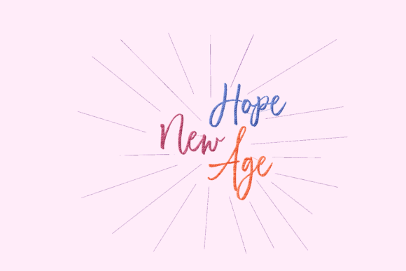 A Seller's Look at the New Hope New Age Embroidery Design