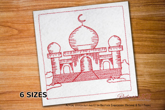 A Serene Islam Masjid Design for Meaningful Embroidered Gifts