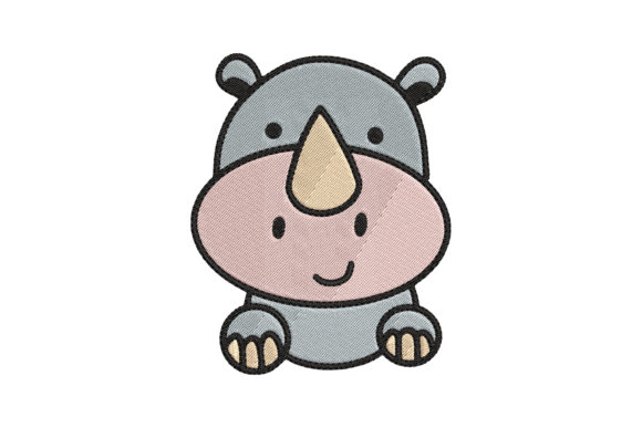 A Sweet Cartoon Hippo for Your Most Treasured Projects