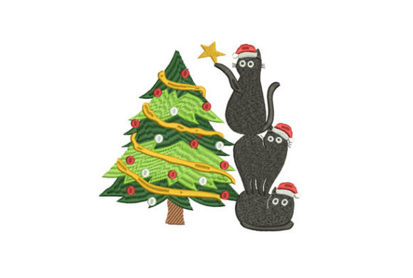 A Warm Review of Christmas Cats Embroidery for Gift Crafters