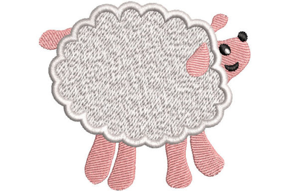 An Experienced Embroidery Designer's Take on Sheep with Wool