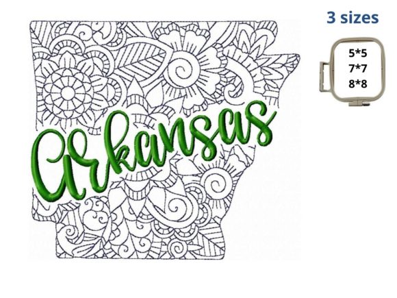 Arkansas State Embroidery: A Craft Fair Product Review