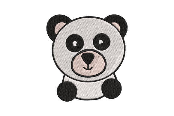 Cute Baby Animal Panda Cartoon Embroidery Review