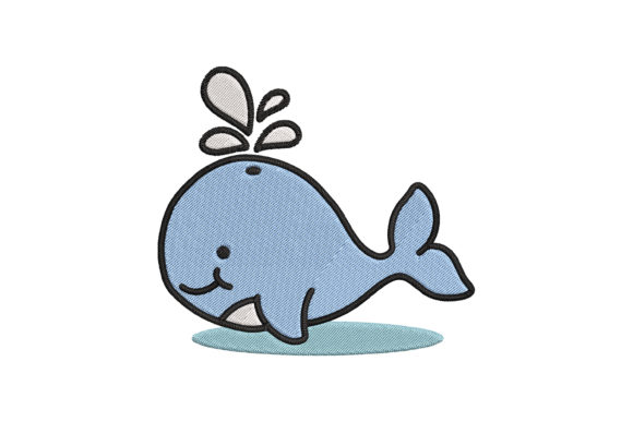 Cute Baby Animal Whale Embroidery Design Review