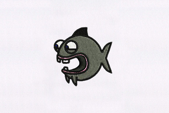 Exploring Scary Fish for Handmade Gift Embroidery
