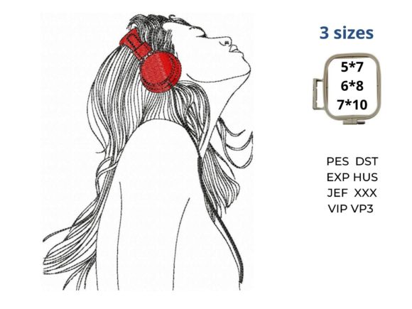Girl with Headphones: An Embroidery Seller's Product Review