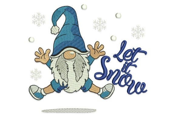Let It Snow Gnome: A Designer’s Take for Boutique Sweatshirts