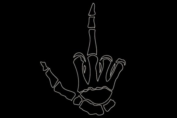Skeleton Middle Finger Gesture: A Designer's Practical Review