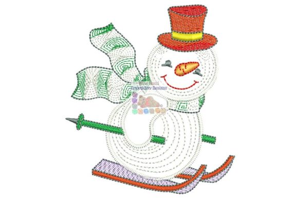 Snowman Skiing: A Designer's Review for Business Merch