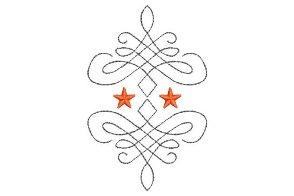 Swirl Flower with Star: A Designer's Review for Gift Embroidery