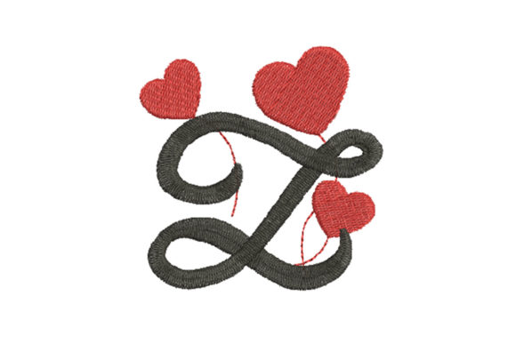 The Heart Letter Z: A Romantic Design for Crafters